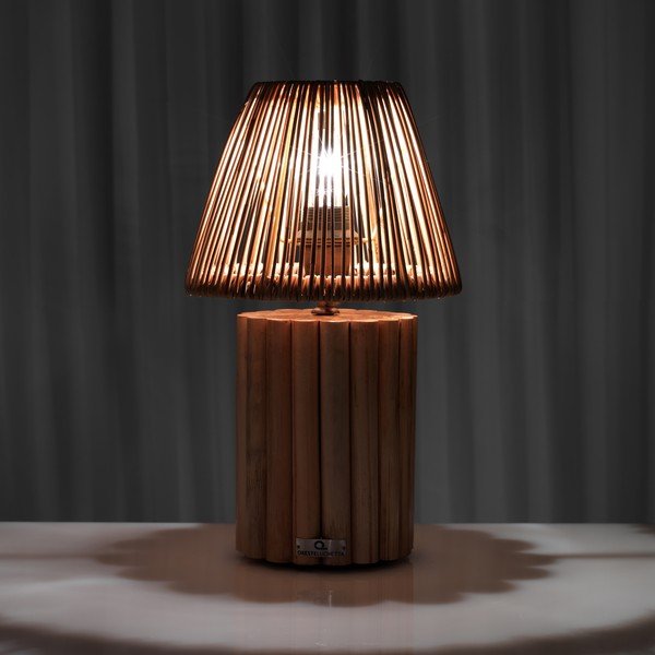 Dabīga toņa galda lampa 40 cm Perlis – Tomasucci-image-2