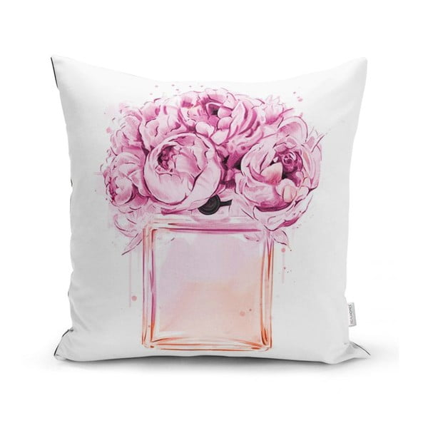 Spilvendrāna Minimalist Cushion Covers Pink Flowers, 45 x 45 cm