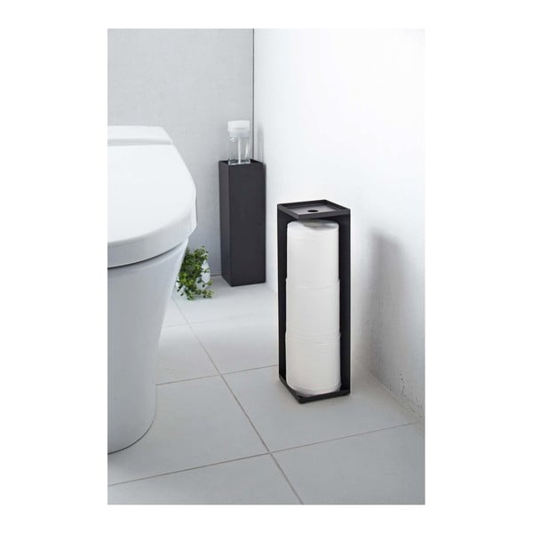 Melns tualetes papīra turētājs YAMAZAKI Tower-image-3