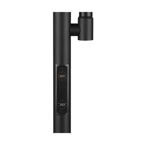 Melna LED stāvlampa (augstums 178 cm) Specter – Reality-image-4