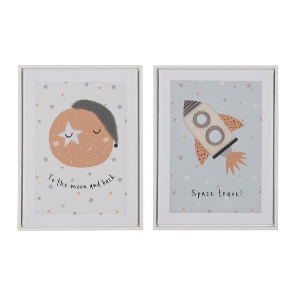 Bērnu plakāti (2 gab.) 30x40 cm Space – Ixia