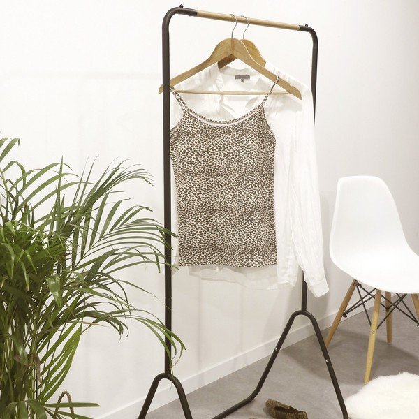 Melns apģērbu pakaramais Compactor Elias, augstums 145 cm-image-1