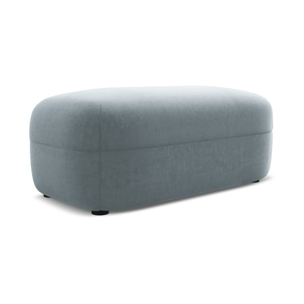 Gaiši zils samta kāju soliņš Moana – Makamii-image-1