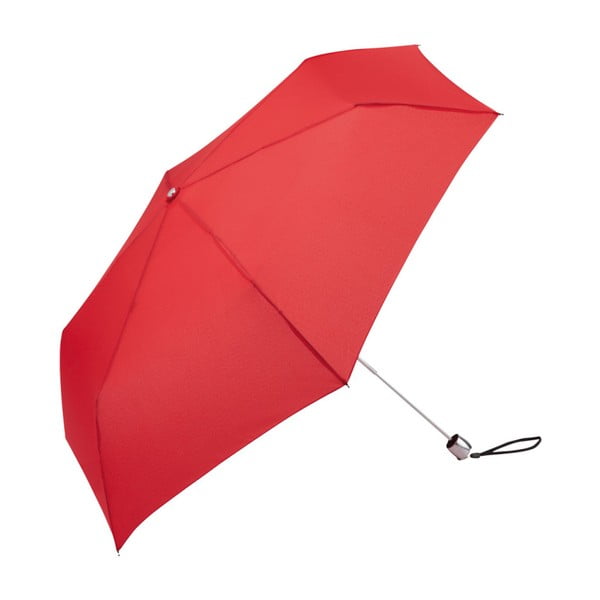 Sarkans salokāms vējdrošs lietussargs Ambiance Tiny, ⌀ 88 cm