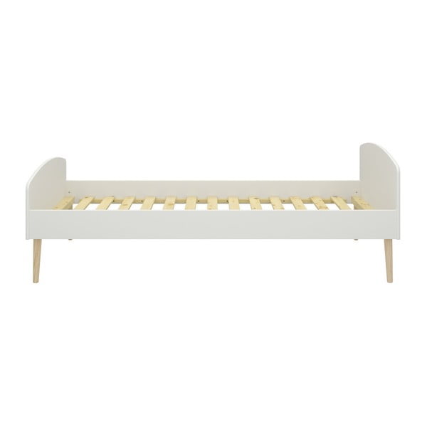 Krēmbalta vienguļamā gulta Steens Soft Line, 90 x 200 cm