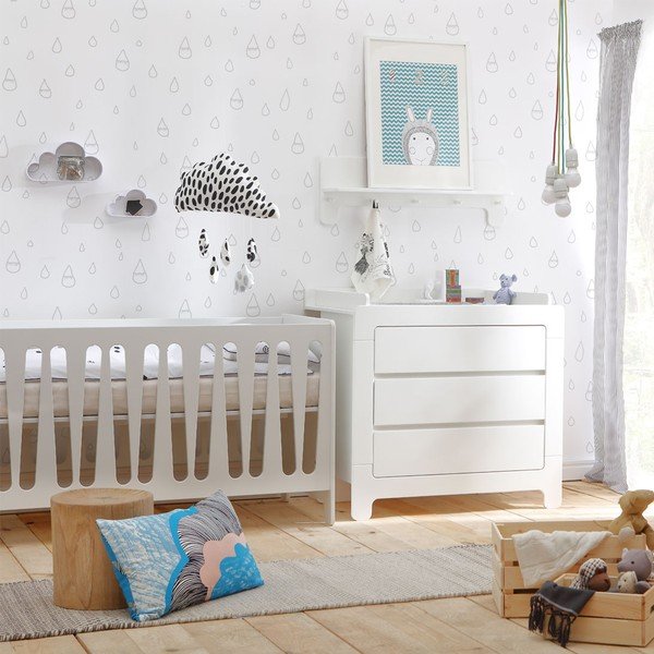 Balts sienas plaukts Pinio Moon-image-3