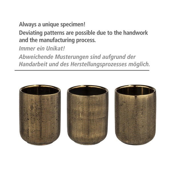 Zelta krāsas keramikas trauks zobu birstei Rivara – Wenko-image-4