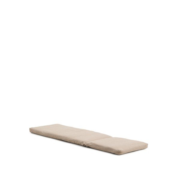 Bēšs dārza sēdekļa spilvens zviļņiem 50x175 cm Maoni – Kave Home