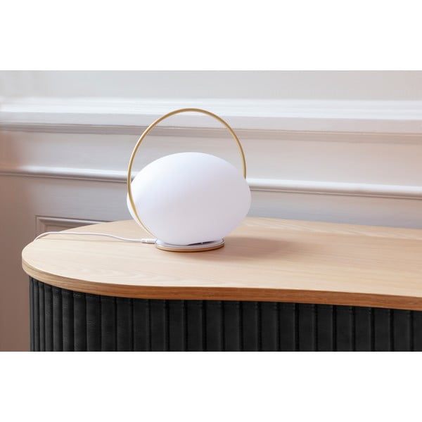 Balta LED galda lampa ar regulējamu spilgtumu (augstums 19 cm) Orbit – UMAGE-image-4