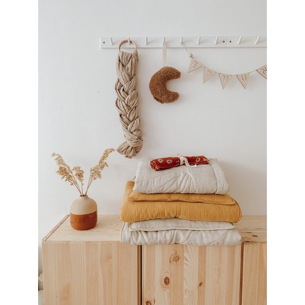 Smilškrāsas lina gultiņas komplekts Sand – Moi Mili-image-3