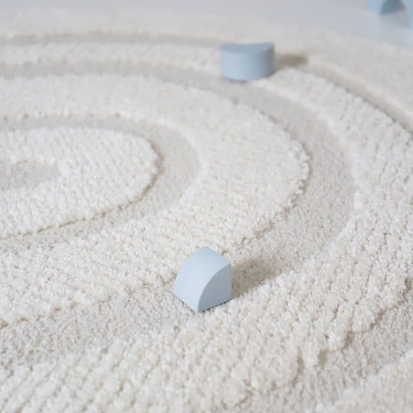 Krēmkrāsas bērnu paklājs ø120 cm Rainbow Dream S – Nattiot-image-4