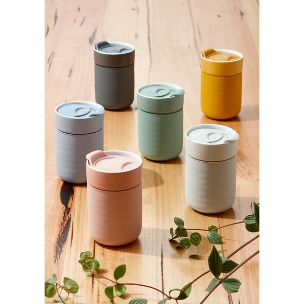 Sinepju dzeltena ceļojumu krūze 260 ml Eco – Ladelle-image-1