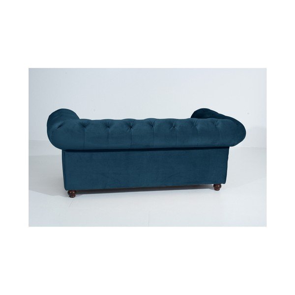 Zils dīvāns Max Winzer Orleans Velvet, 196 cm-image-3