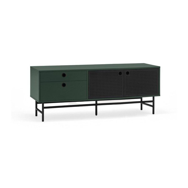 Tumši zaļš TV galdiņš 140x52 cm Punto – Teulat-image-3