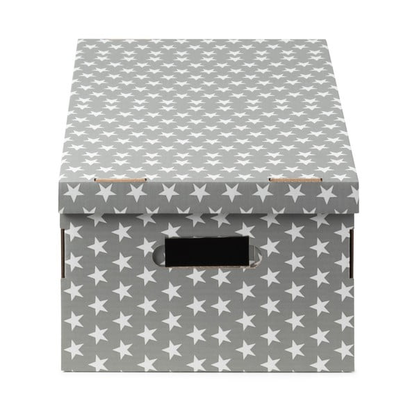 Gofrētas kartona kastes ar vāku (2 gab.) Compactor Mia, 52 x 29 x 20 cm