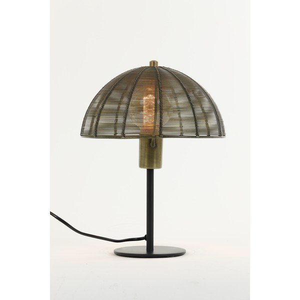 Galda lampa bronzas krāsā (augstums 33 cm) Klobu – Light & Living-image-2