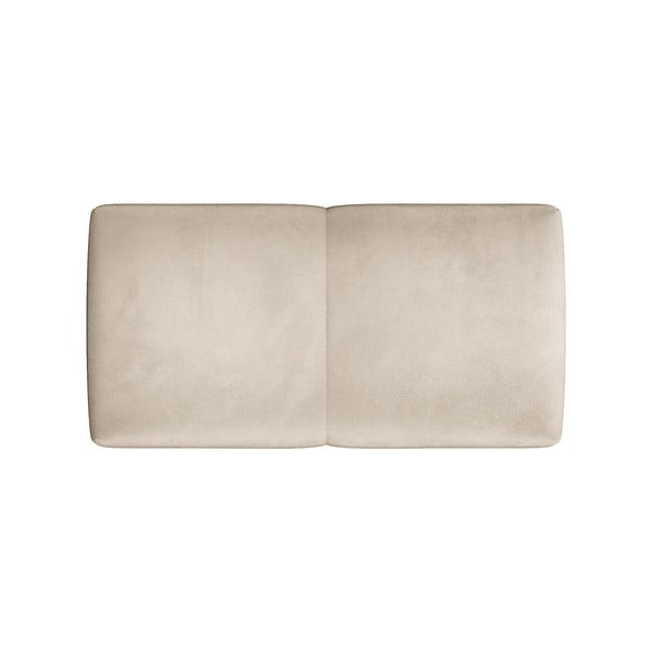 Bēša samta atzveltne modulārajam dīvānam Rome Velvet – Cosmopolitan Design -image-2