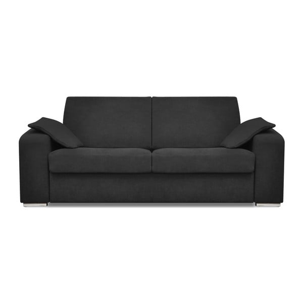 Melns trīsvietīgs dīvāns-guļamāvieta Cosmopolitan dizains Cancun