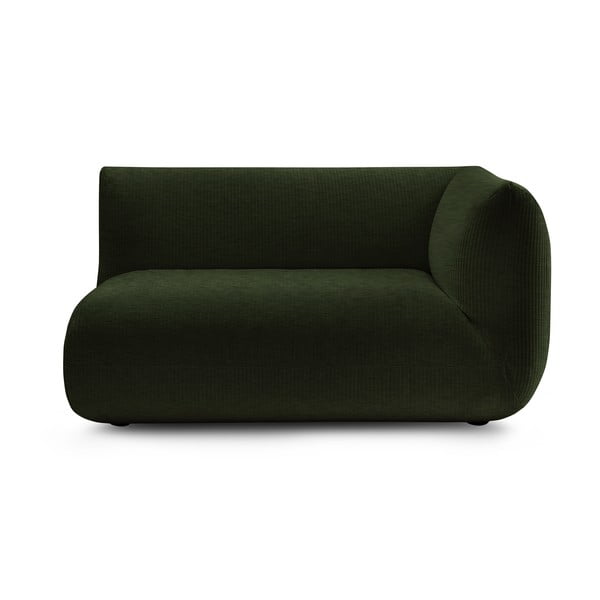 Zaļš velveta modulārais dīvāns (ar labo stūri) Lecomte – Bobochic Paris