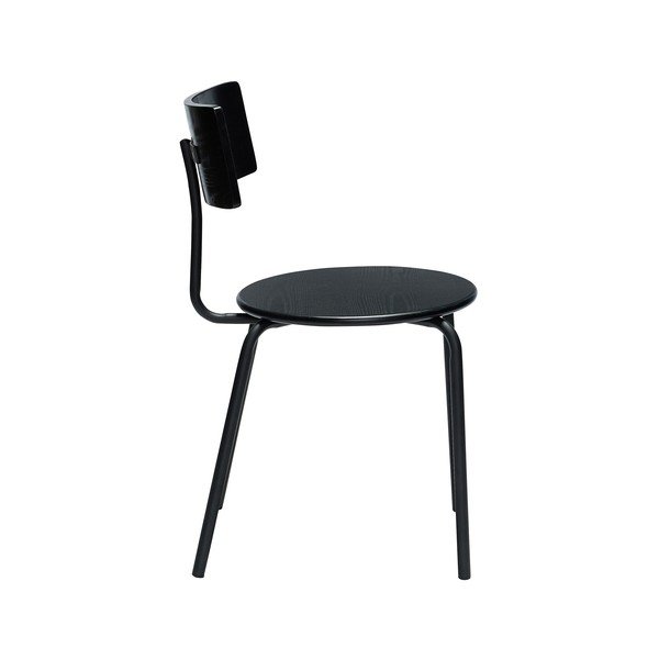 Melni pusdienu krēsli (4 gab.) Koi – Hübsch-image-2