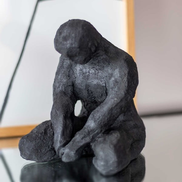 Polirezīna statuete (augstums 15 cm) Meditating Man – Mette Ditmer Denmark-image-4