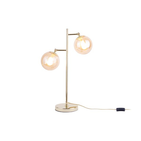 Galda lampa zelta krāsā Leitmotiv Shimmer, augstums 64 cm-image-1