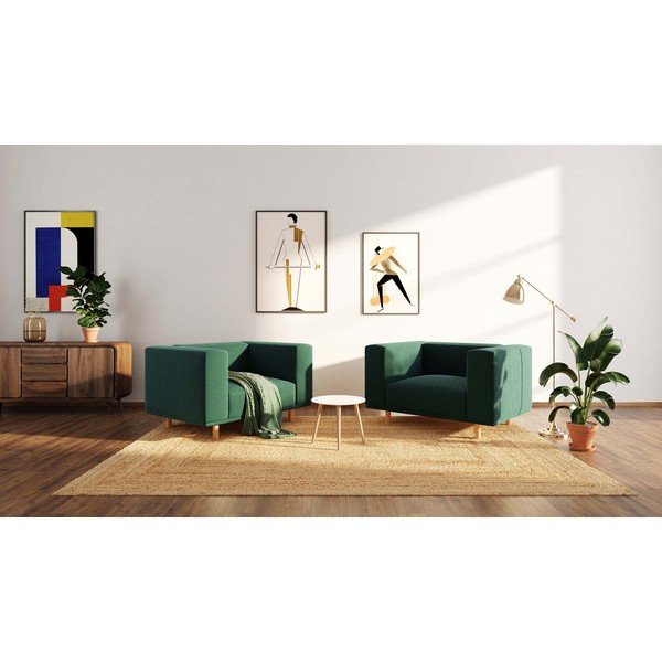 Tumši zaļš samta   atpūtas krēsls Kukumo – Ame Yens-image-4