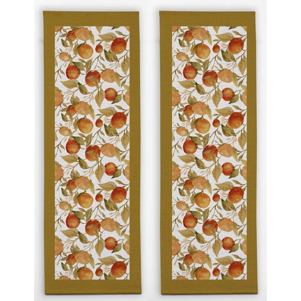 2 galda celiņu komplekts Really Nice Things Oranges-image-1