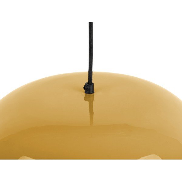 Sinepju dzeltena piekaramā lampa ar metāla abažūru ø 50 cm Waved – Leitmotiv-image-1