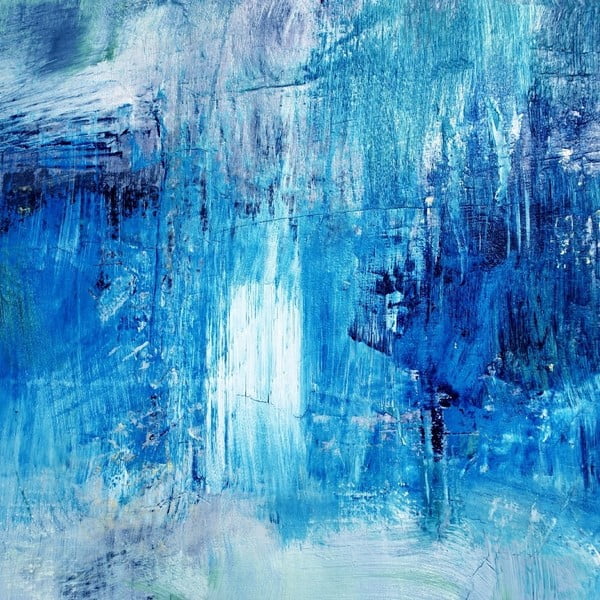 Stikla glezna Insigne Azul Juniya, 30 x 30 cm