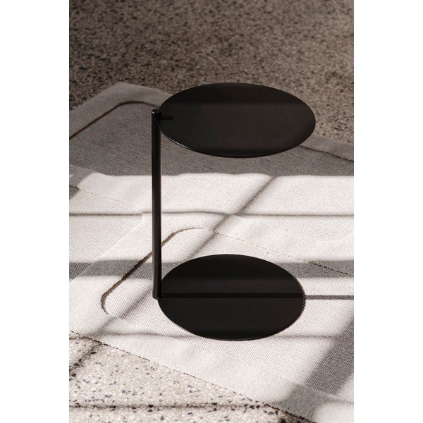 Tērauda apaļš sānu galdiņš 41x40 cm Ande – noo.ma-image-4