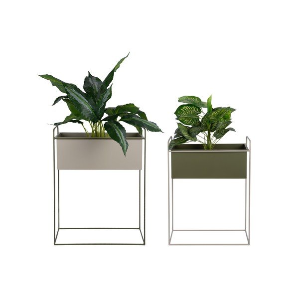 Metāla puķu podu statīvi (2 gab.) (augstums 65 cm) Reina – PT LIVING-image-2