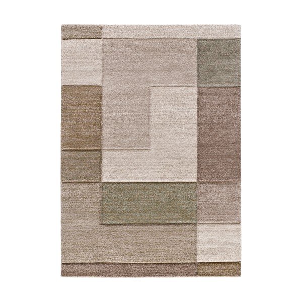 Haki/bēšs paklājs 160x235 cm Teva – Universal