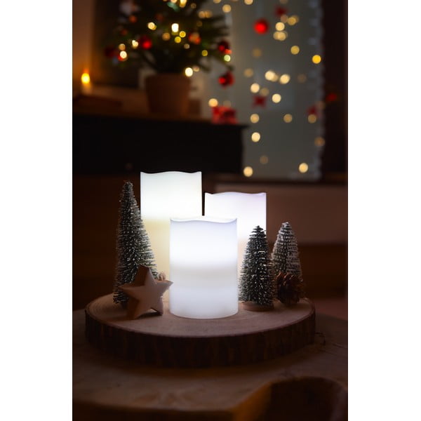 LED svece (3 gab.) (augstums 10 cm) – Hilight-image-2