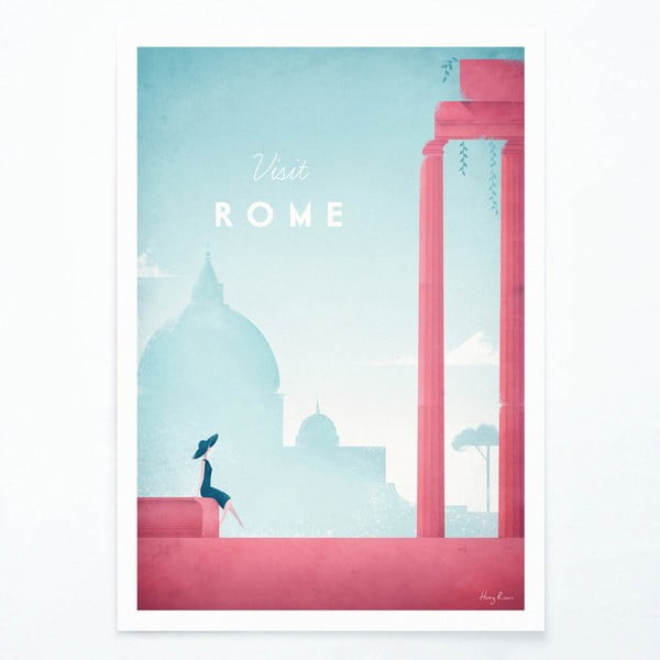 Plakāts Travelposter Rome, 50 x 70 cm