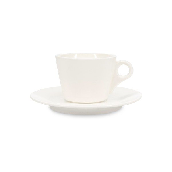 Balta kapučīno porcelāna tasīte 160 ml Barista – BonBistro-image-3