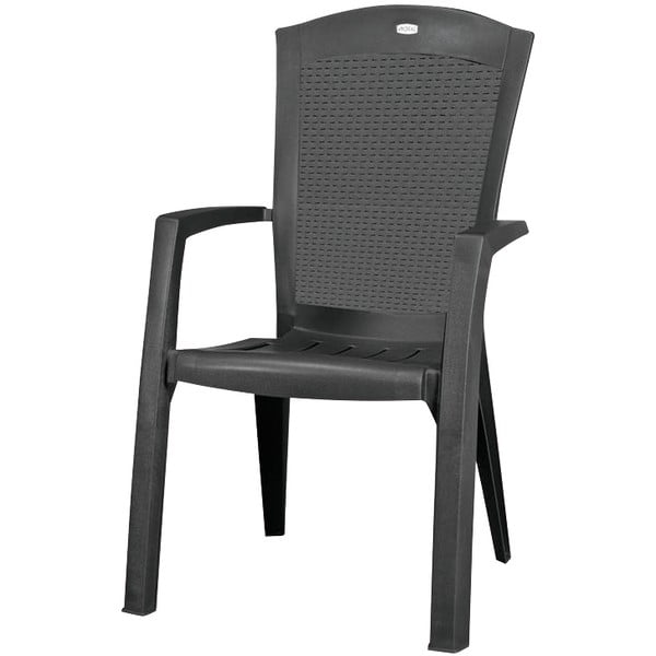Tumši pelēks plastmasas dārza krēsls Minnesota – Keter