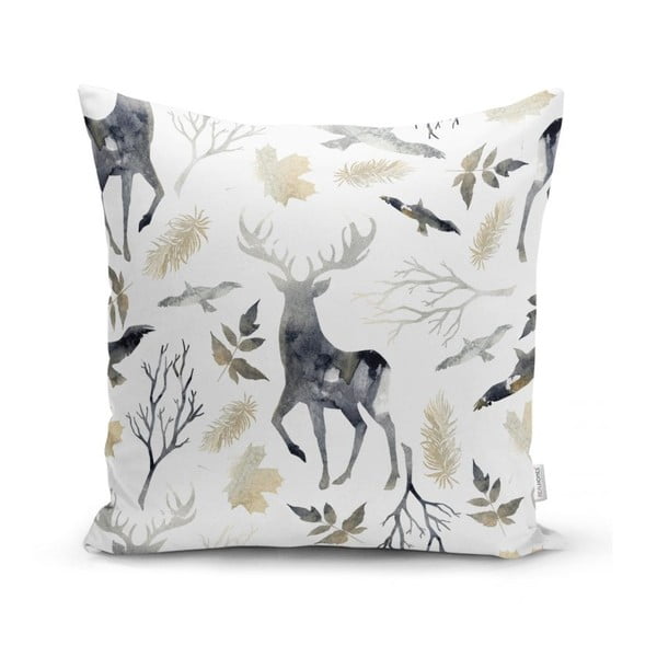 4 Ziemassvētku spilvendrānu un galdauta komplekts Minimalist Cushion Covers Holiday Season-image-3