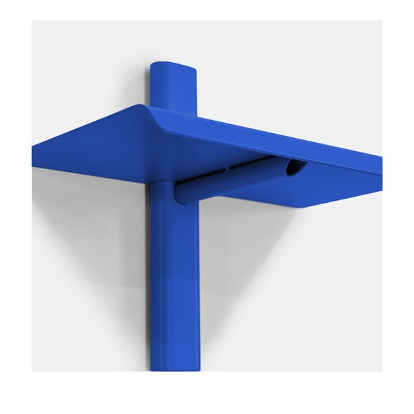 Zils metāla sienas plaukts 28 cm Hola – Spinder Design-image-3