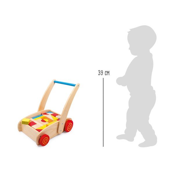 Koka staigulītis ar Legler rotaļu klučiem-image-1