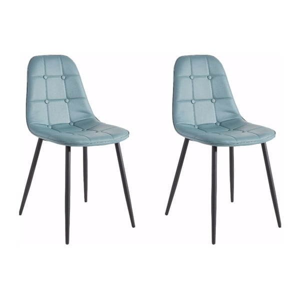 2 zilu krēslu komplekts Støraa Lamar