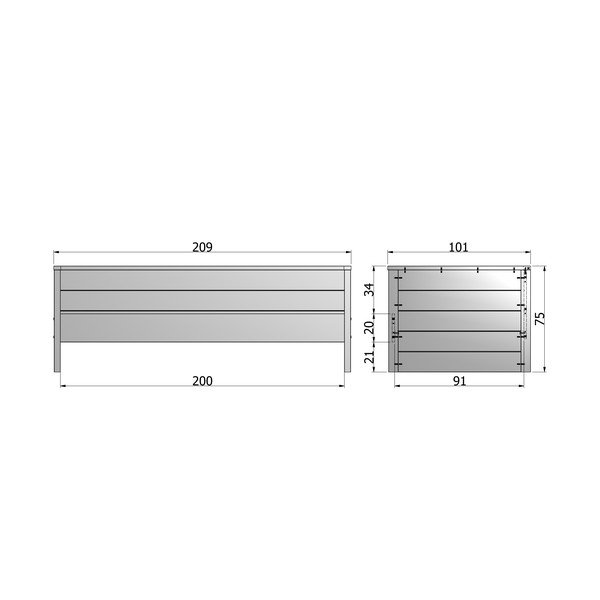 Balta gulta Jade WOOOD 90 x 200 cm-image-4