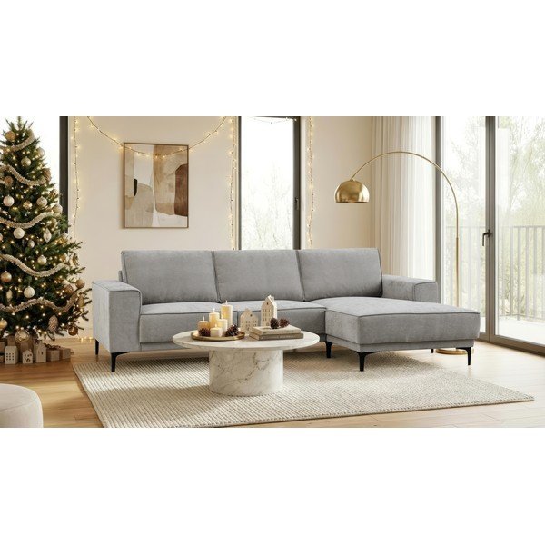 Pelēks stūra dīvāns (ar labo stūri/ar zvilni) Copenhagen – Scandic-image-2