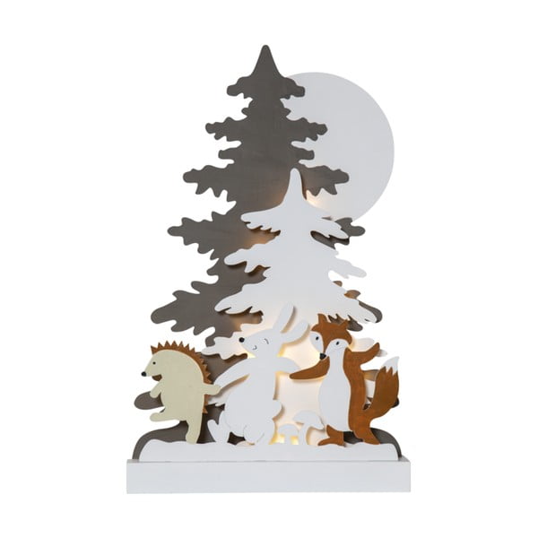 Ziemassvētku koka LED gaismas dekors Star Trading Forest Friends
