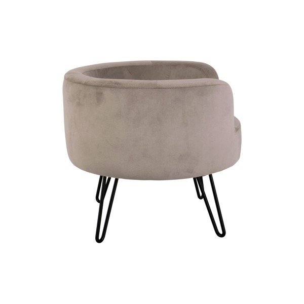Pelēka samta gulta mājdzīvniekiem Leitmotiv Throne-image-3