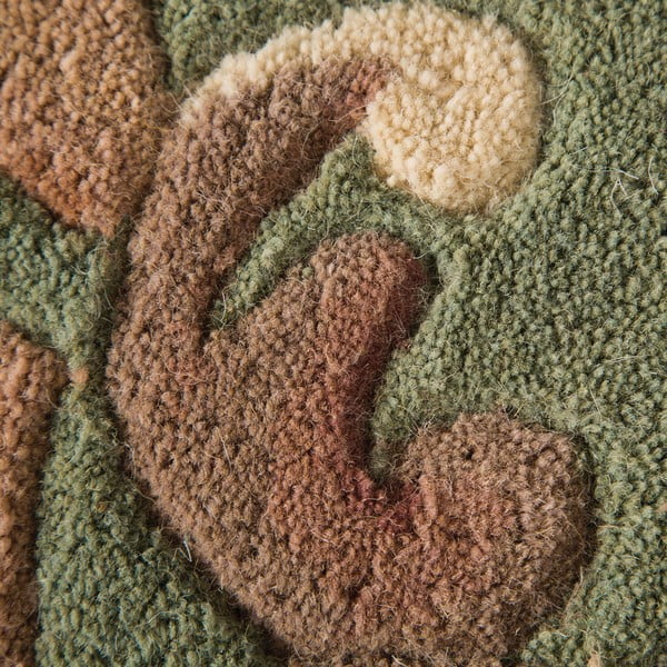 Zaļš vilnas paklājs Flair Rugs Aubusson, 75 x 150 cm-image-3
