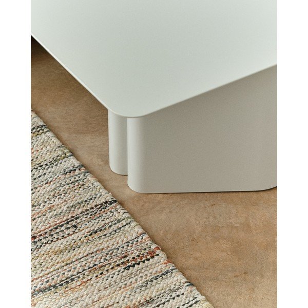 Metāla sānu galdiņš 52x70 cm Arvin – Kave Home-image-3