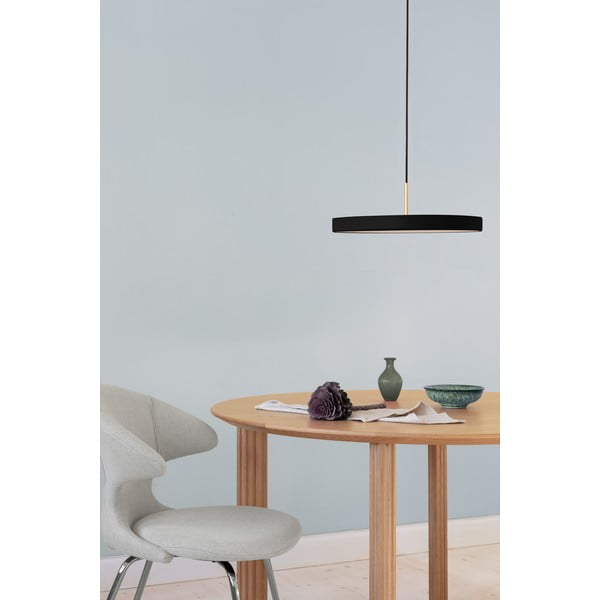 Melna LED piekaramā lampa ar metāla abažūru ø 43 cm Asteria Medium – UMAGE-image-4