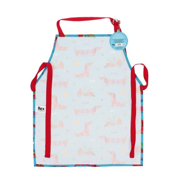 Kokvilnas bērnu priekšauts Sunny Sausage Dog – Rex London-image-2