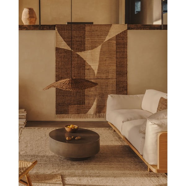 Dabīga toņa abažūrs ø 80 cm Bisbal – Kave Home-image-2